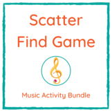 Scatter Find Game | Music Activity Bundle