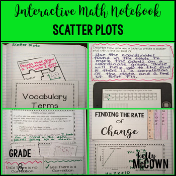 Preview of Scatter Plot Activities