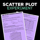 Scatter Plot Intro Activity Worksheet