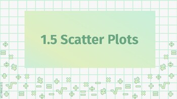 Preview of Scatter Plot Practice & Trends PowerPoint
