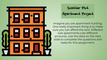 Preview of Scatter Plot and Trend Line Apartment Project