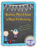 Scatter Plot/Line of Best Fit/Trend Line Activity (height 