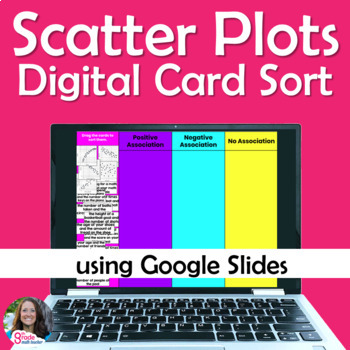 Preview of Scatter Plots Associations Digital Card Sort