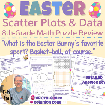 Preview of Scatter Plots & Data Easter Puzzle Review