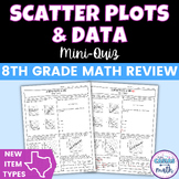 Scatter Plots Data Mini Quiz | STAAR New Question Types | 
