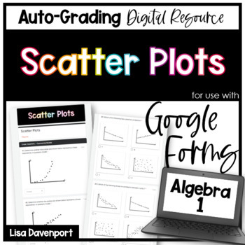 Preview of Scatter Plots Google Forms Homework
