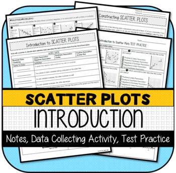 Preview of Introduction to Scatter Plots NOTES & PRACTICE