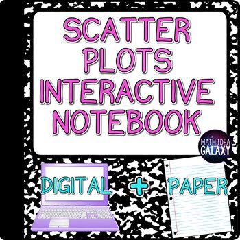 Preview of Scatter Plots and Linear Models Digital Notes