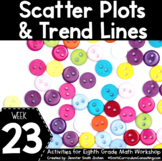 Scatter Plots and Trend Lines - 8th Grade Math Stations No