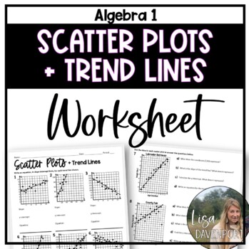 3 5 problem solving scatter plots and trend lines answers