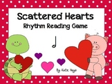 Scattered Hearts: A Koosh Activity with Half Note Rhythms