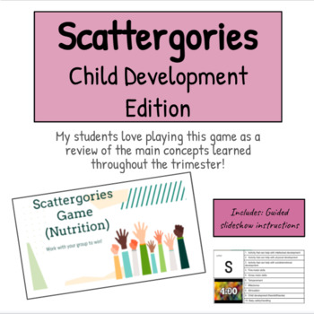 Preview of Scattergories (Child Development Edition)