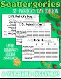 Scattergories Game-St.Patrick's Day-Printables