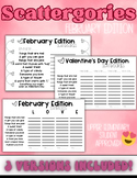 Scattergories Game-Valentine's Day-Printables