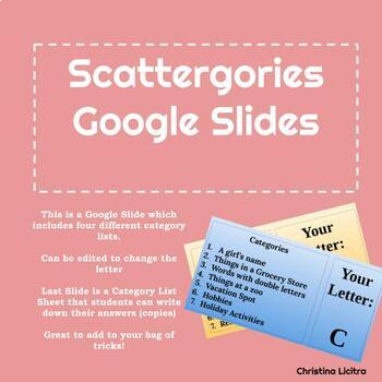 scattergories categories expansion pack