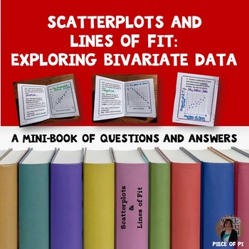 Preview of Scatterplot Line of Fit Bivariate Data Writing Activity