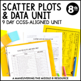 Scatter Plots and Data Unit: 8th Grade Math (8.SP.1, 8.SP.2, 8.SP.3, 8.SP.4)