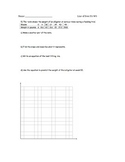 Scatterplots and Line of Best Fit Worksheet