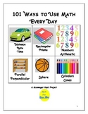 Scavenger Hunt: 101 Ways to Use Math Every Day