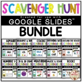 Scavenger Hunt (BUNDLE) - DIGITAL {Google Slides™/Classroom™}