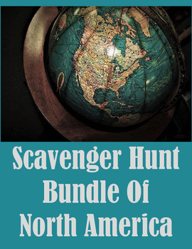 Preview of Scavenger Hunt Bundle North America-The US, Mexico and Canada Digital