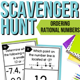 Scavenger Hunt: Compare, Locate, & Order Rational Numbers