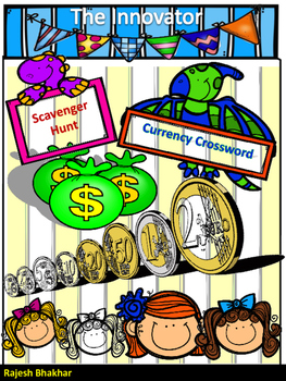 Preview of Scavenger Hunt – Currency Crossword