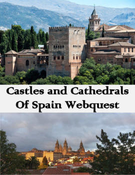 Preview of Scavenger Hunt Famous Castles and Cathedrals of Spain