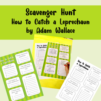 Preview of Scavenger Hunt - How to Catch a Leprechaun by Adam Wallace