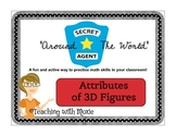 Scavenger Hunt Math- Attributes of 3D Figures
