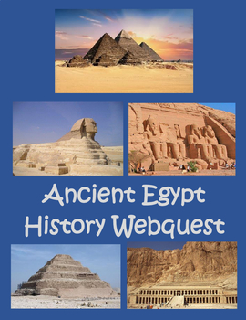 Preview of Scavenger Hunt  Of Ancient Egypt using Google Maps Digital