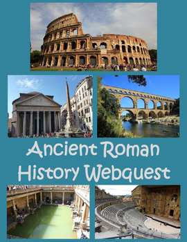 Preview of Scavenger Hunt  Of Ancient Roman History Webquest Digital