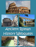 Scavenger Hunt  Of Ancient Roman History Webquest Digital