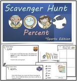 Scavenger Hunt - Percents in Sports