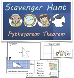 Scavenger Hunt - Pythagorean Theorem to Find Area