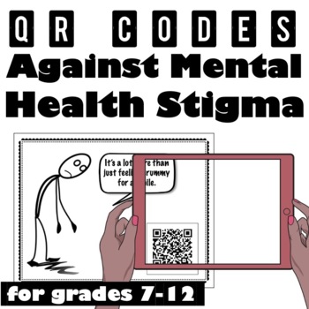 Preview of Scavenger Hunt! QR Codes Against Mental Health Stigma