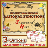 Scavenger Hunt {School/Home/Stations} - Multiply & Divide 