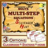 Scavenger Hunt - Solving Multi-Step Equation