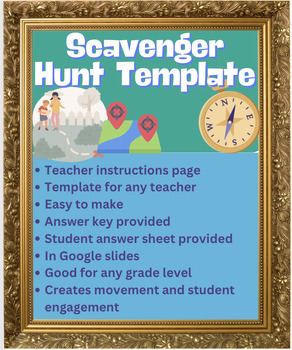 Preview of Scavenger Hunt Template- Google Slides