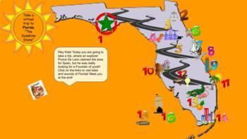 Preview of Scavenger Hunt Trip Florida Virtual Classroom w/safe Links Distance Learning