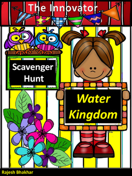 Preview of Scavenger Hunt  - Water Kingdom