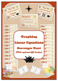 Scavenger Hunt (With Optional QR Codes) - Graphing Linear 