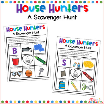 Preview of Scavenger Hunt for Distance Learning and Remote Teaching