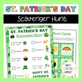 Scavenger Hunt for St Patricks Day with Checklist -St Patt