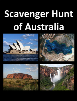 Preview of Scavenger Hunt of Australia using Google Maps Digital