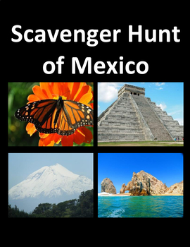 Preview of Scavenger Hunt of Mexico using Google Maps Digital