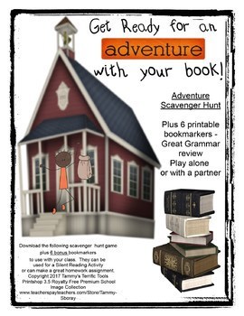 Preview of Scavenger Hunt with a Book
