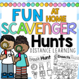 Scavenger Hunts at Home Distance Learning K-1