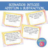 Scenarios: Integer Addition and Subtraction - Digital Boom Cards™