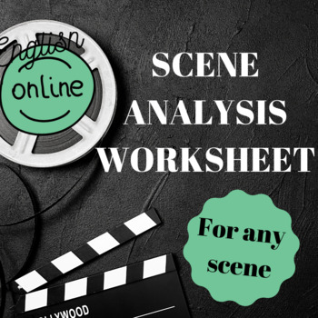 Preview of Scene Analysis Worksheet - FOR ANY SCENE